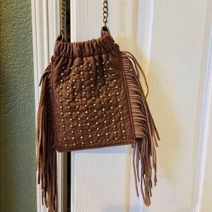 Mudd Crossbody Leather Purse